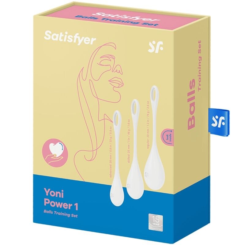 SATISFYER - YONI POWER 1 KIT DE ENTRENAMIENTO BLANCO - Image 2