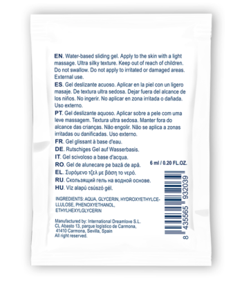 Alternative view of WATERFEEL - GEL DESLIZANTE BASE AGUA NEUTRO 6 ML