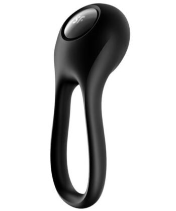 SATISFYER - VIBRADOR MAJESTIC DUO RING PRETO