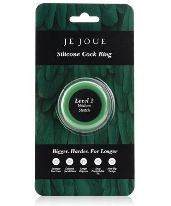 JE JOUE - ANEL DE SILICONE VERDE CHOKE MÉDIO - Image 3