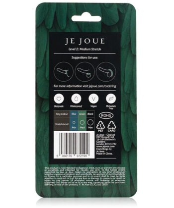 JE JOUE - ANEL DE SILICONE VERDE CHOKE MÉDIO - Image 5