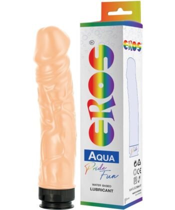 PRIDE - EROS AQUA LGBT PRIDE DILDO E LUBRIFICANTE À BASE DE ÁGUA