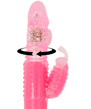 OHMAMA - VIBRADOR ROTATIVO COM COELHO