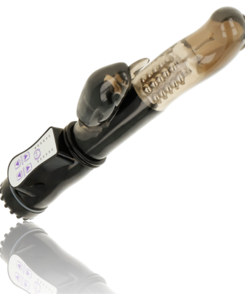 Visão alternativa de OHMAMA - VIBRADOR ROTADOR COM ESTIMULADOR DE CLITÓRIS DELFIN
