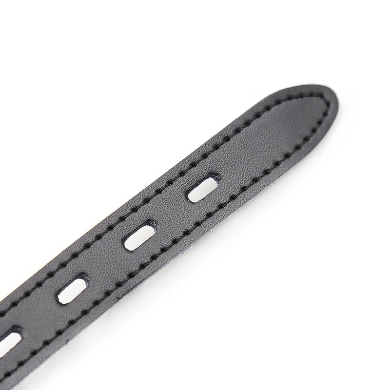 OHMAMA FETISH - GAG DE BOLA DE SILICONE COM CINTO DE COURO (CADEADO INCLUÍDO) - Imagem 3