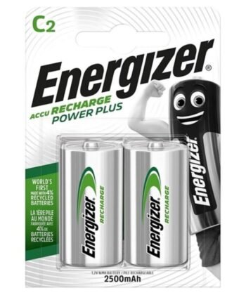 ENERGIZER - BATERIA RECARREGVEL POWER PLUS HR14 C 2500mAh 2 UNIDADE