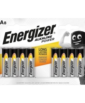 ENERGIZER - POWER BATERIA ALCALINA AA LR6 8 UNIDADE