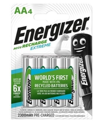 ENERGIZER - BATERIA RECARREGVEL EXTREME HR6 AA 2300mAh 4 UNIDADE