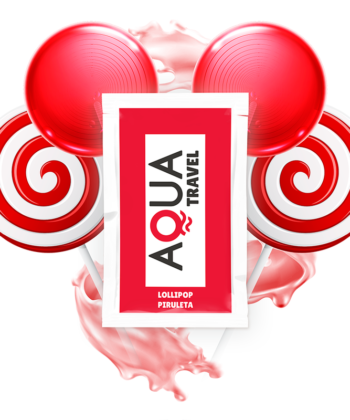 AQUA TRAVEL - LUBRICANTE BASE AGUA SABOR PIRULETA 6 ML
