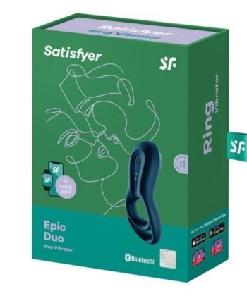 Alternative view of SATISFYER - EPIC DUO ANILLO VIBRADOR APP AZUL