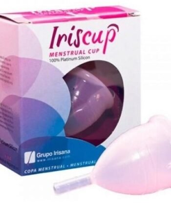IRISCUP - COPA MESTRUAL ROSA PEQUEÑA + BOLSA ESTERILIZADORA GRATIS