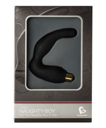 Alternative view of ROCKS-OFF - NAUGHTY-BOY MASAJEADOR DEL PUNTO G MASCULINO 7 V NEGRO