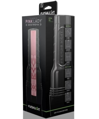 FLESHLIGHT - MASTURBADOR CLÁSSICO ROSA LADY DESTROYA - Imagem 3