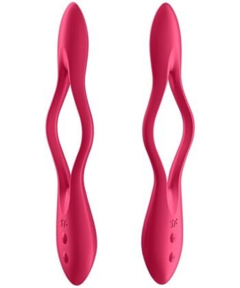 SATISFYER – ELASTIC JOY MULTI VIBRADOR FLEXÍVEL VERMELHO - Image 5