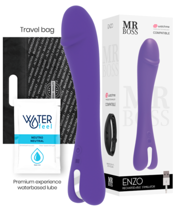 Visão alternativa de MR BOSS - ENZO VIBRADOR + MANDO CONTROL REMOTO WATCHME