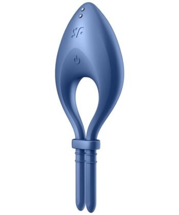 SATISFYER - BULLSEYE ANILLO VIBRADOR APP AZUL