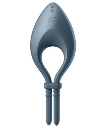 Alternative view of SATISFYER - BULLSEYE ANILLO VIBRADOR APP GRIS