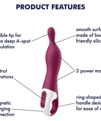 Visão alternativa de SATISFYER - AMAZING 1 VIBRADOR PUNTO A BERRY