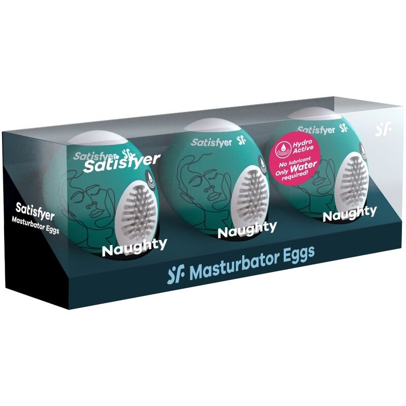 SATISFYER - 3 OVOS MASTURBADOR NAUGHTY - Imagem 2