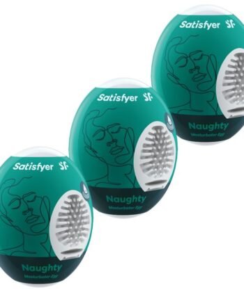 SATISFYER - 3 OVOS MASTURBADOR NAUGHTY
