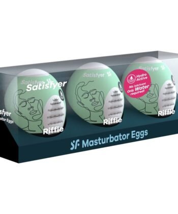 Visão alternativa de SATISFYER - 3 HUEVOS MASTURBADORES RIFFLE