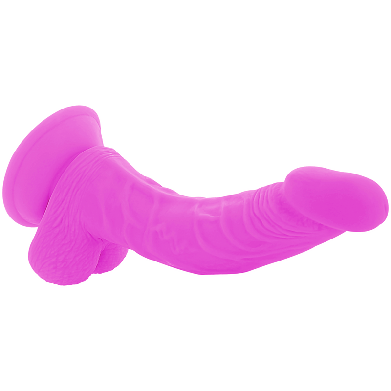 DIVERSIA – DILDO VIBRADOR FLEXÍVEL LILÁS 21.5 CM -O- 4.5 CM - Image 3