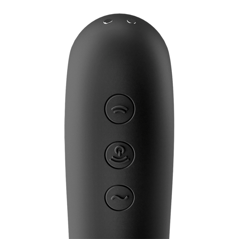 SATISFYER - DUAL KISS ESTIMULADOR CLITORIS NEGRO - Imagem 3