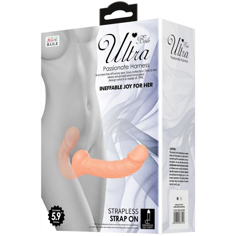BAILE - DILDO DE ARNÊS DE ULTRA APAIXONADO COM ARNÊS SEM APOIO - Image 2