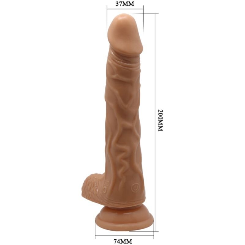 PRETTY LOVE BAILE – DILDO REALISTA VIBRATÓRIO ROTATIVO 20 CM - Image 2