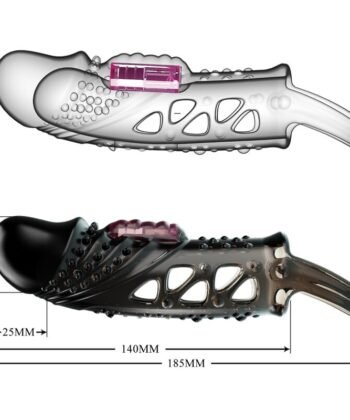 Alternative view of PRETTY LOVE - CECELIA BLACK PENIS SHEATH