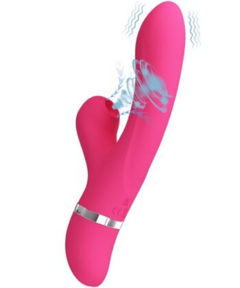 PRETTY LOVE - VIBRADOR E SUCÇÃO WILLOW RABBIT