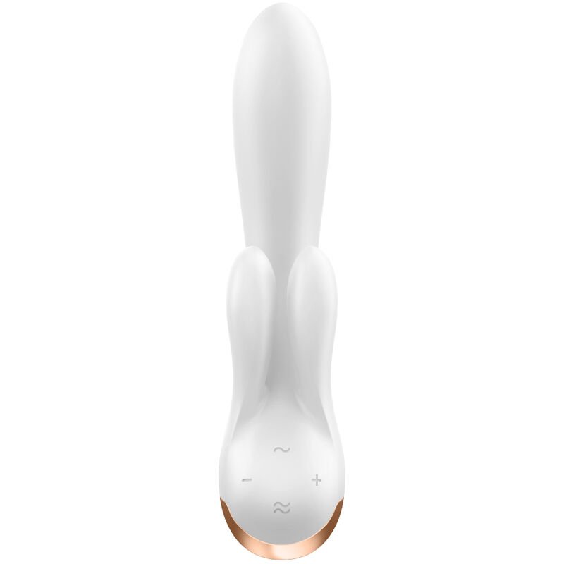 SATISFYER DOUBLE FLEX VIBRADOR APP - BLANCO - Imagem 4