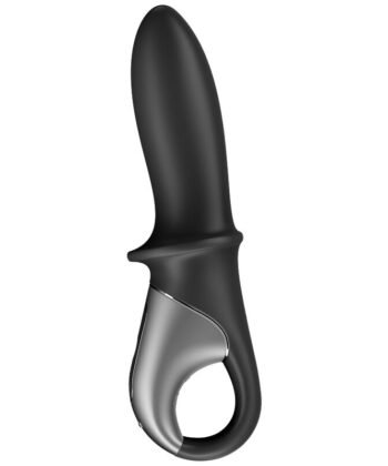SATISFYER – Vibrador anal Hot Passion com aplicação preto - Image 4