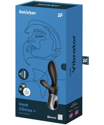 Visão alternativa de SATISFYER - HEAT CLIMAX+ VIBRADOR ANAL APP NEGRO