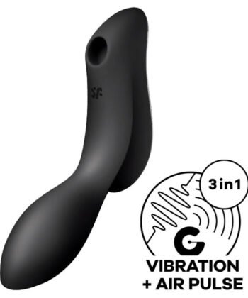 ESTIMULADOR E VIBRADOR SATISFYER CURVY TRINITY 2 - ROXO