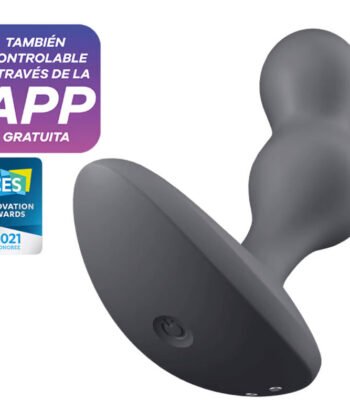 SATISFYER - DEEP DIVER PLUG VIBRADOR APP GRIS