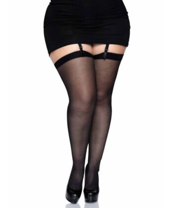 LEG AVENUE - MEDIAS NEGRAS PLUS