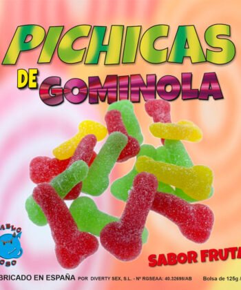 DIABLO GOLOSO - PICHITAS DE GUMMINOL DE FRUTA COM AÚCAR