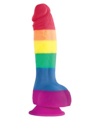 ORGULHO - BANDEIRA LGBT DILDO 15 CM