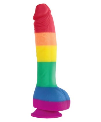 ORGULHO - BANDEIRA LGBT DILDO 19 CM