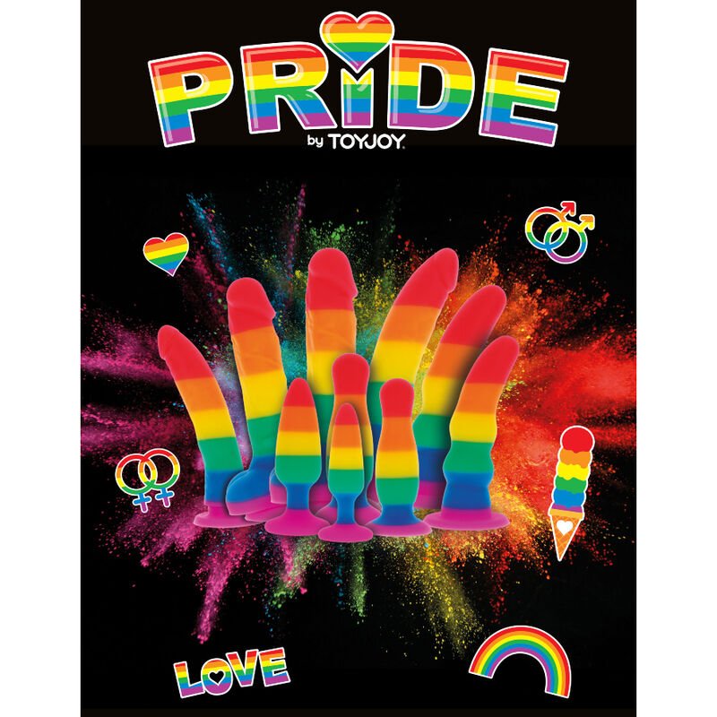 ORGULHO - BANDEIRA LGBT PLUG TWINK 8,5 CM - Imagem 2