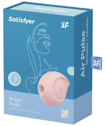 Visão alternativa de ESTIMULADOR E VIBRADOR SATISFYER SUGAR RUSH - AZUL