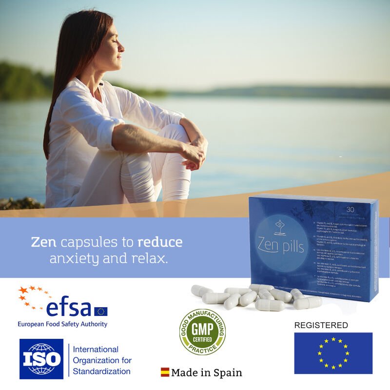 500 COSMETICS - ZEN PILLS CÁPSULAS PARA REDUZIR A ANSIEDADE - Imagem 2