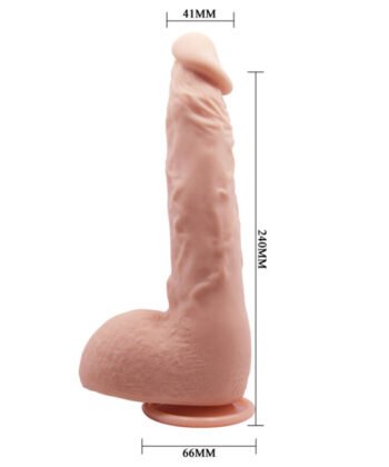 Alternative view of BAILE - DILDO REALISTA JASON NATURAL 24 CM