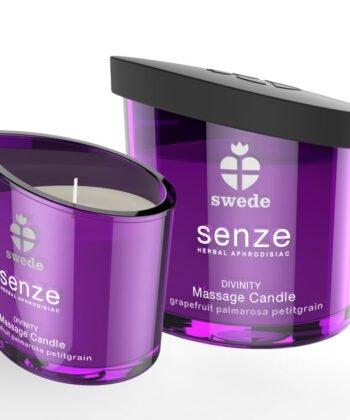 SWEDE - VELA DE MASSAGEM SENZE DIVINITY - TORANJA, PALMAROSA, PETITGRAIN