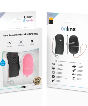 Alternative view of ONLINE - HUEVO VIBRADOR CON MANDO CONTROL REMOTO ROSA