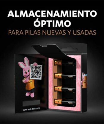 Visão alternativa de DURACELL - BATERIA ALCALINA OPTIMUM 200 AAA LR03 4 UNIDADE