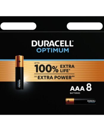 DURACELL - OPTIMUM PILA ALCALINA AAA LR03 BLISTER*8