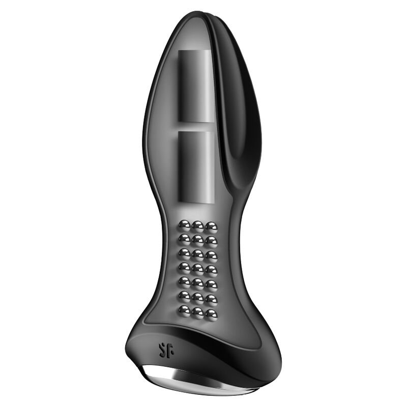 SATISFYER - ROTATOR PLUG 2+ PLUG VIBRADOR APP NEGRO - Imagem 5
