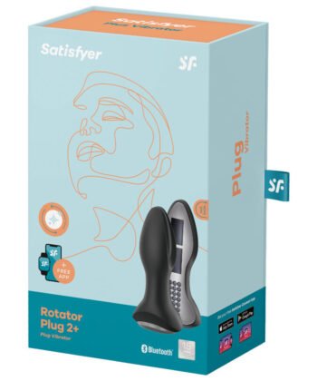 Visão alternativa de SATISFYER - ROTATOR PLUG 2+ PLUG VIBRADOR APP NEGRO